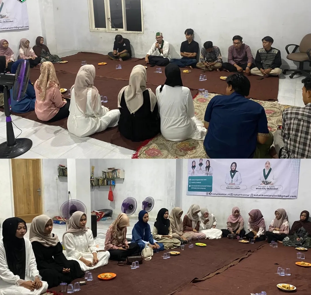 Khidmat Peringatan Maulid, HMI Komisariat Tarbiyah UIN RIL Gelar Sholawat dan Doa Bersama